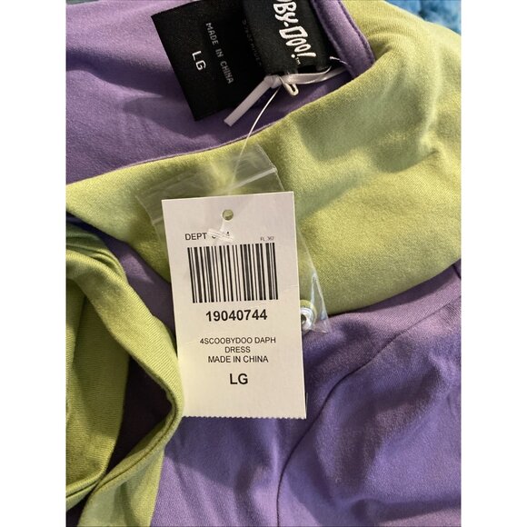 Scooby-Doo! Daphne Lavender Dress Halloween Costume Size Large - Picture 7 of 7